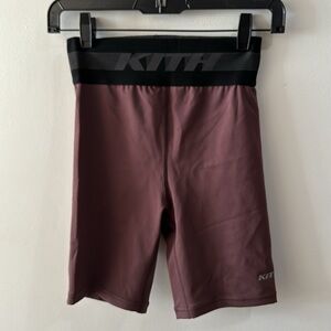 KITH SPORT BURGUNDY BIKER SHORT ( MATCHING SPORTS BRA/ TANK ALSO FOR SALE)